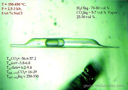 three phase inclusion ural emerald